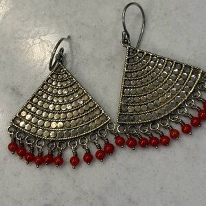 Anna Beck Sterling Silver and Gold Plated Earrings